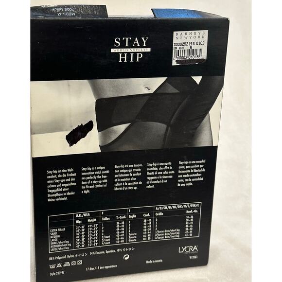 Wolford Black Stay Hip Hosiery - Picture 4 of 6